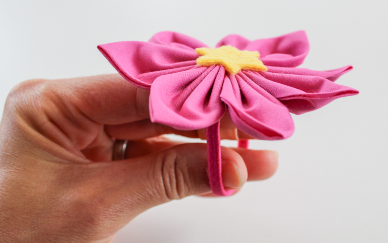 Simple Fabric Flower Hair Accessory