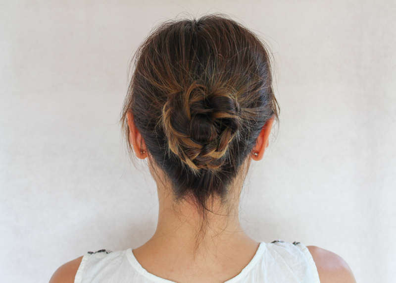 Triple Braid Bun